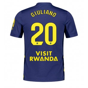 Atletico Madrid Giuliano Simeone #20 Venkovní Dres 2025-26 Krátký Rukáv